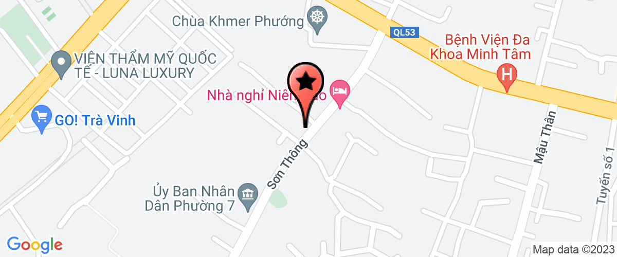 Bản đồ đến địa chỉ Công Ty TNHH Thương Mại Dịch Vụ Tây Nam Mêkông