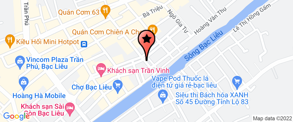 Bản đồ đến địa chỉ Công Ty TNHH Thương Mại Dịch Vụ Khách Sạn Trần Vinh