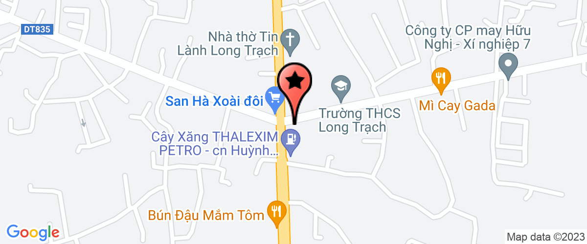 Bản đồ đến địa chỉ Chi Nhánh Doanh Nghiệp Tư Nhân Hòa Bình Long An - Cần Đước