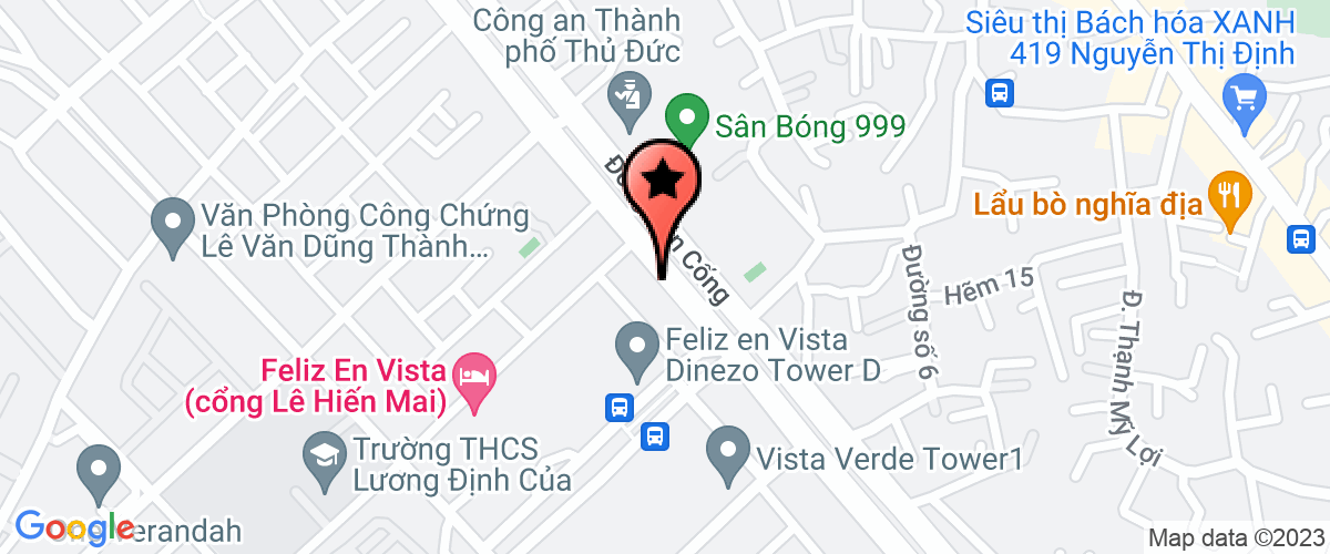 Bản đồ đến địa chỉ Công Ty TNHH Thương Mại Dịch Vụ Nguyễn Hòa Văn