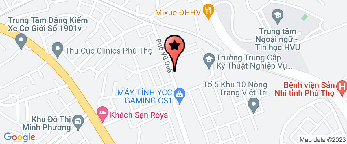 Bản đồ đến địa chỉ Công Ty Cổ Phần Phú Nam Phú Thọ