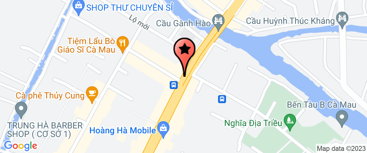 Bản đồ đến địa chỉ Công Ty TNHH Cửu Long Cà Mau