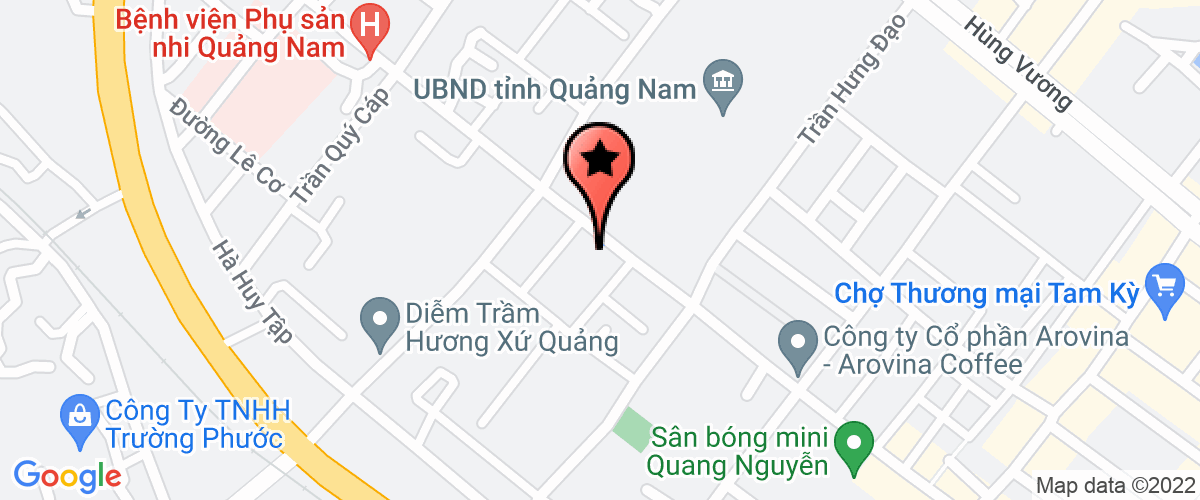 Bản đồ đến địa chỉ Trung tâm đào tạo nghề tại QNam - Trường Trung cấp nghề số 5 - BQP