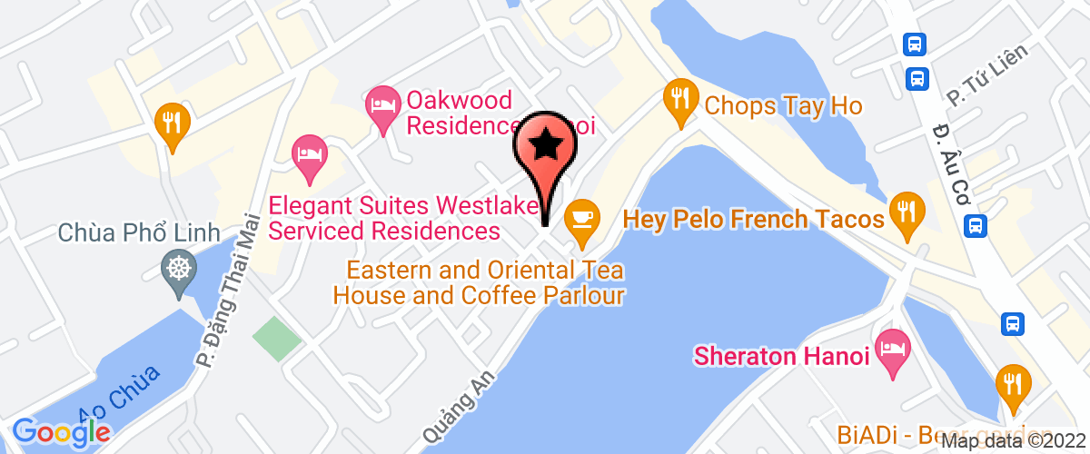 Bản đồ đến địa chỉ Công Ty TNHH Chăm Sóc Sức Khỏe Thể Thao Westlake Physio