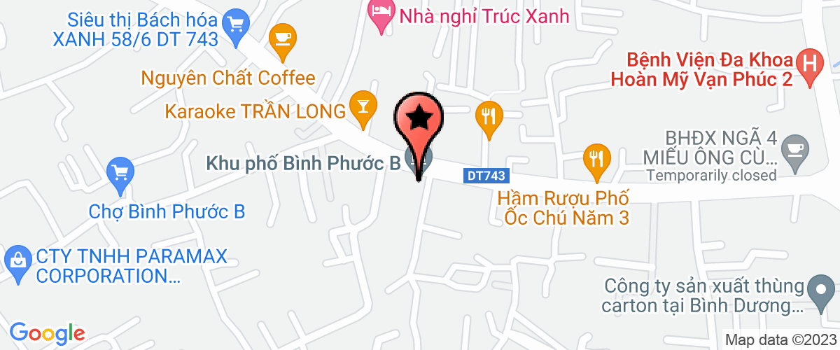 Bản đồ đến địa chỉ Công Ty TNHH Thiết Kế - Xây Dựng & Phát Triển Dự Án Minh Hưng