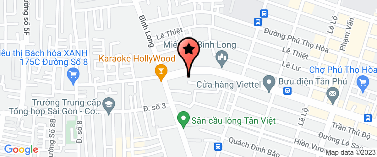 Bản đồ đến địa chỉ Công Ty TNHH Vận Tải Phước Thiện