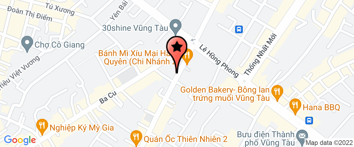 Bản đồ đến địa chỉ Công Ty TNHH Đầu Tư - Xây Dựng Thiên Định Vũng Tàu
