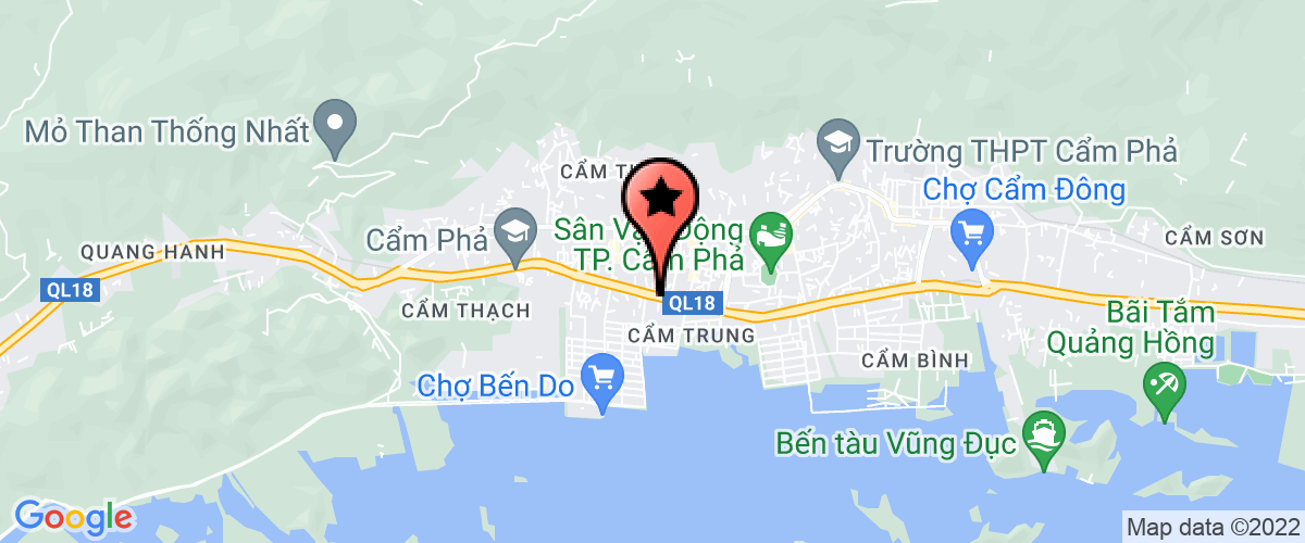 Bản đồ đến địa chỉ Công Ty TNHH Một Thành Viên Lâm Nghiệp Cẩm Phả Quảng Ninh