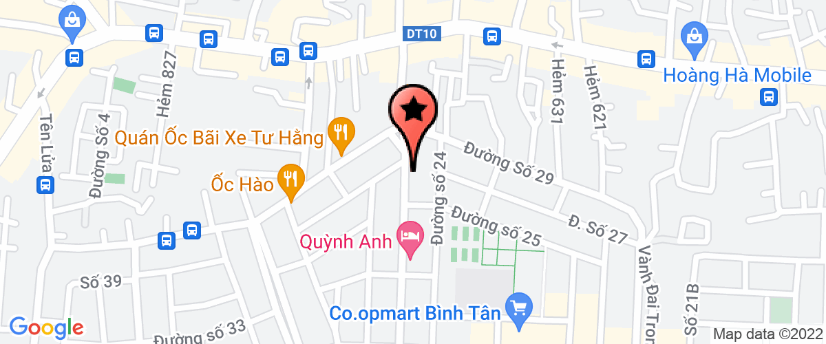 Bản đồ đến địa chỉ Công Ty TNHH Thương Mại Và Dịch Vụ Sinai Việt Nam