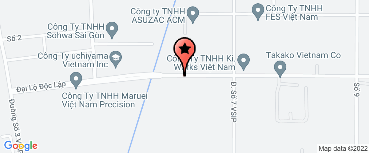 Bản đồ đến địa chỉ Công Ty TNHH AVERY DENNISON RIS Việt Nam