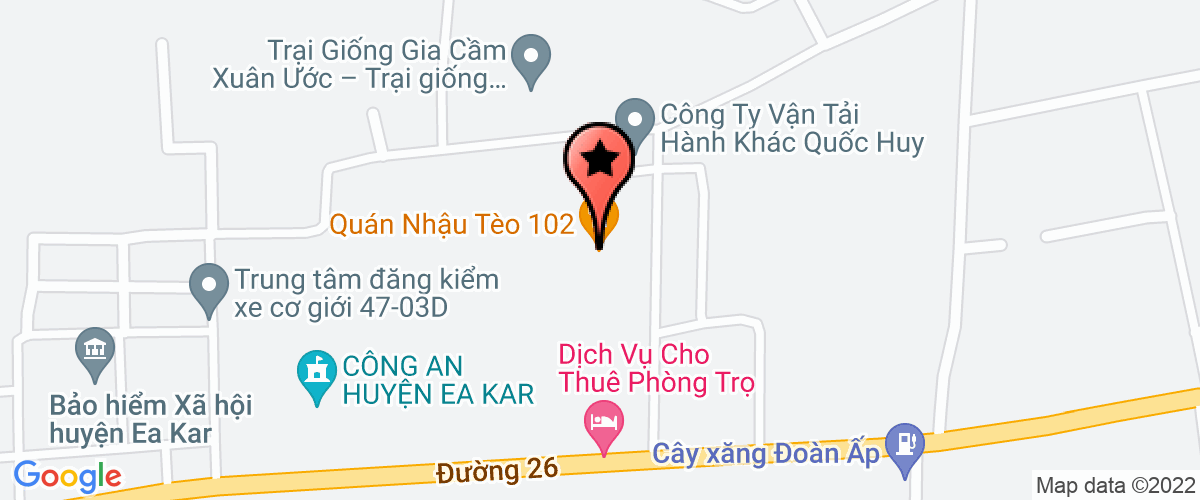 Bản đồ đến địa chỉ Trường THPT Bán Công Ea Kar