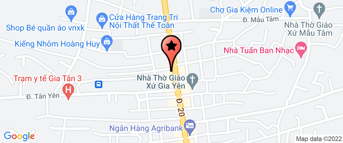 Bản đồ đến địa chỉ Công Ty TNHH Thương Mại Và Xây Dựng Nam Yên