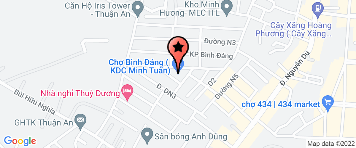 Bản đồ đến địa chỉ Công Ty TNHH Thương Mại Dịch Vụ Xuất Nhập Khẩu Dnk