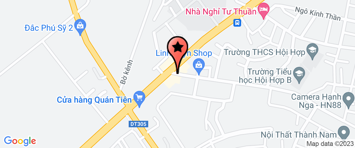 Bản đồ đến địa chỉ Công Ty TNHH Một Thành Viên Phương Linh Vĩnh Phúc