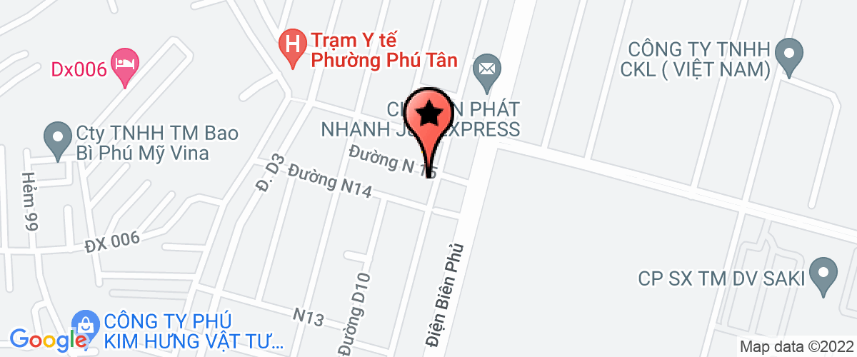 Bản đồ đến địa chỉ Công Ty TNHH TM DV Phương Tân