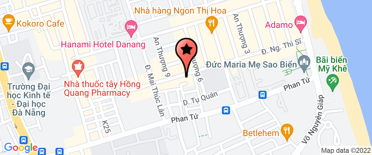 Bản đồ đến địa chỉ Công Ty TNHH MTV Dote Cafe Đà Nẵng
