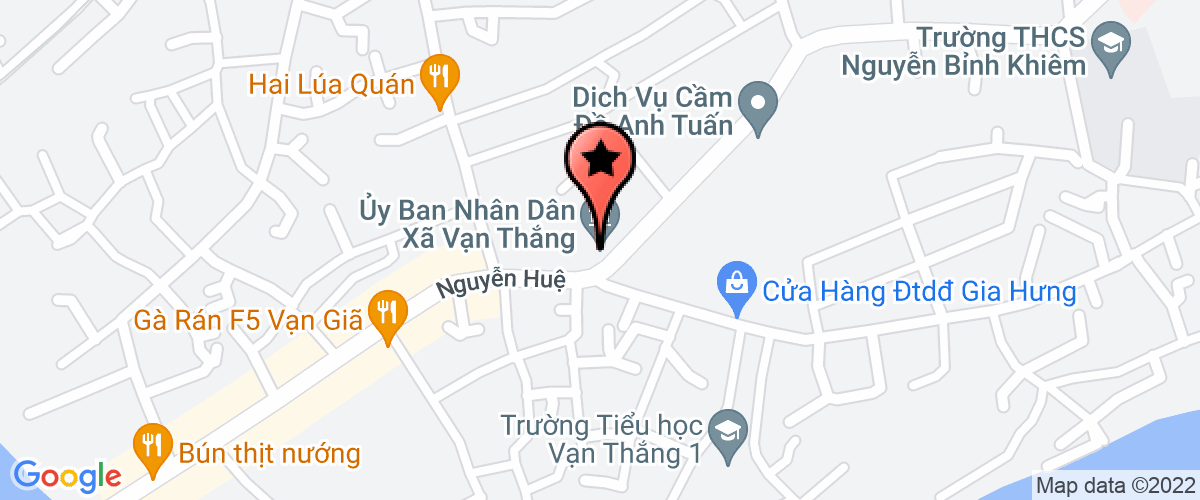 Bản đồ đến địa chỉ Công Ty TNHH Sản Xuất Vạn Thắng