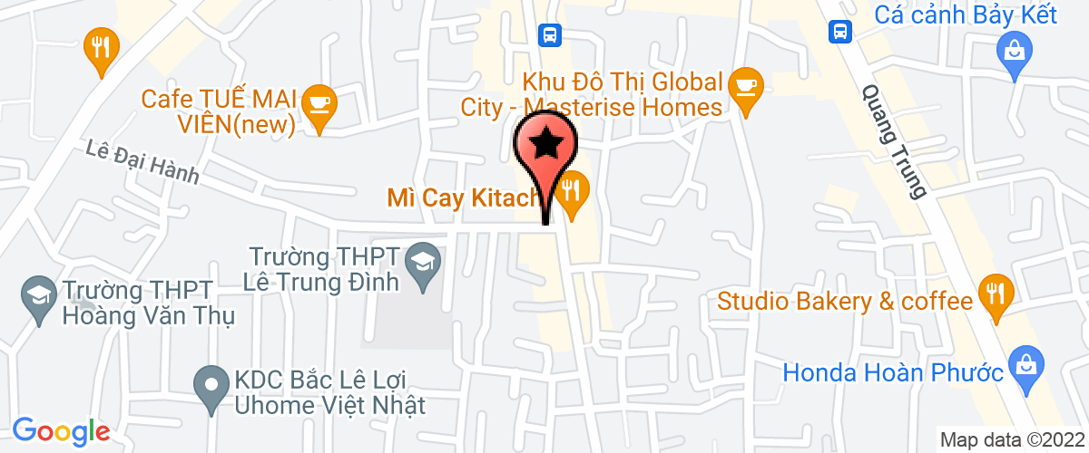 Bản đồ đến địa chỉ Công Ty TNHH Một Thành Viên Thuy Nguyên