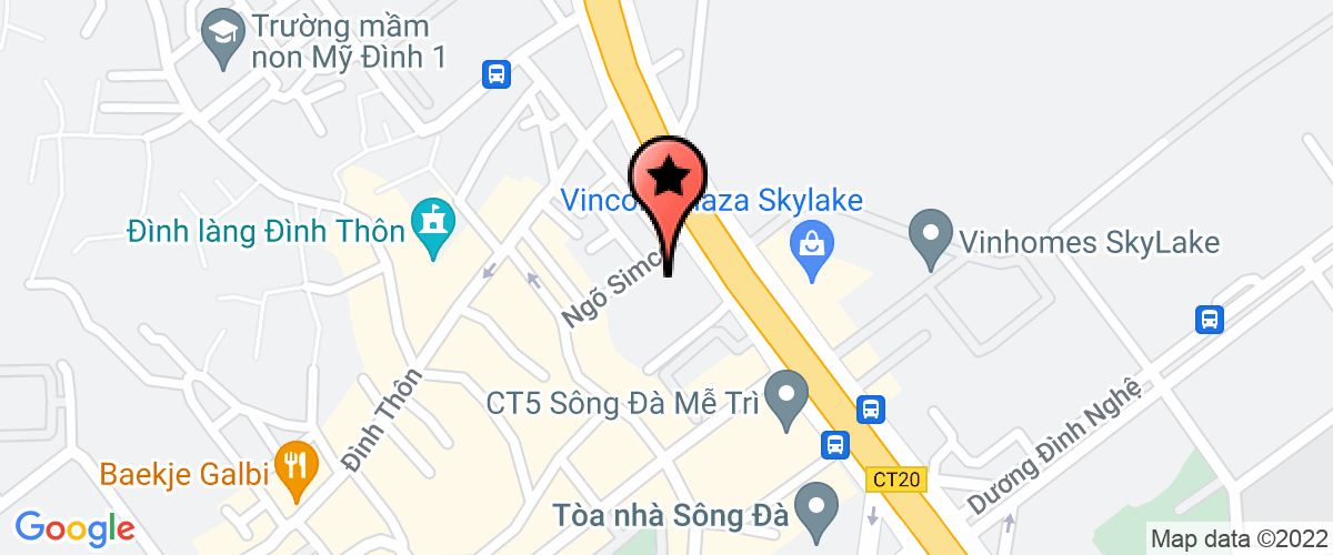 Bản đồ đến địa chỉ Văn Phòng Đại Diện Công Ty TNHH Lốp Kumho Việt Nam Tại Hà Nội