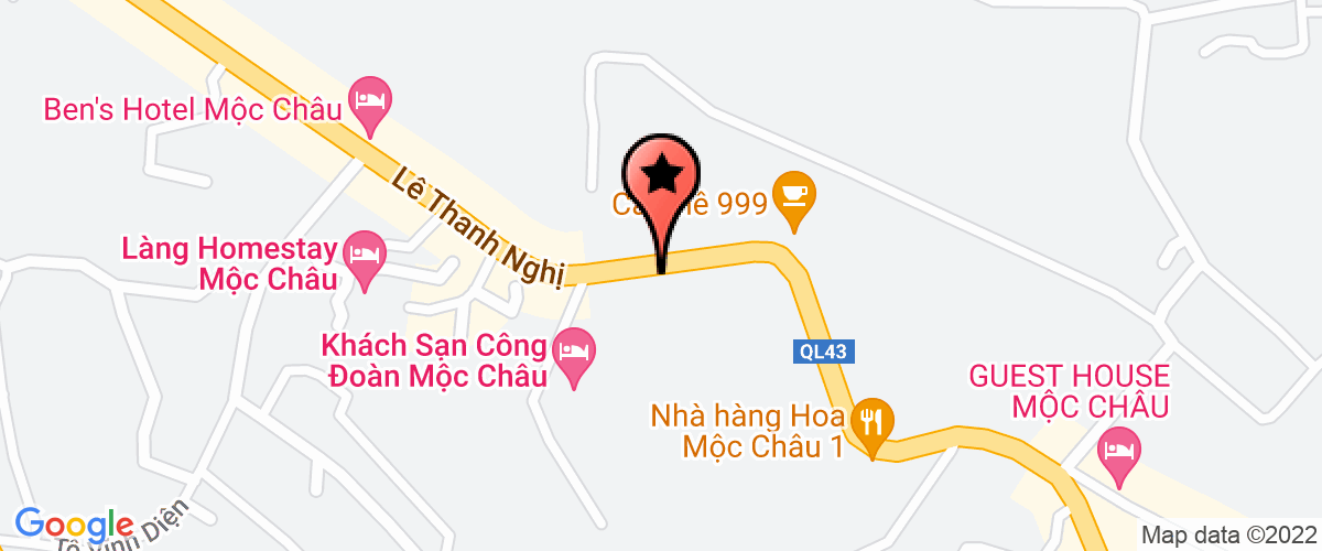 Bản đồ đến địa chỉ Công Ty TNHH MTV Thương Mại Và Du Lịch Mộc Châu