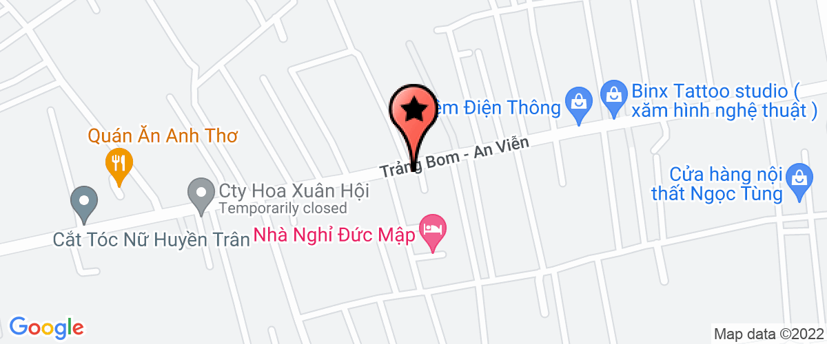 Bản đồ đến địa chỉ Công Ty TNHH Sản Xuất Thương Mại Huyền Quân