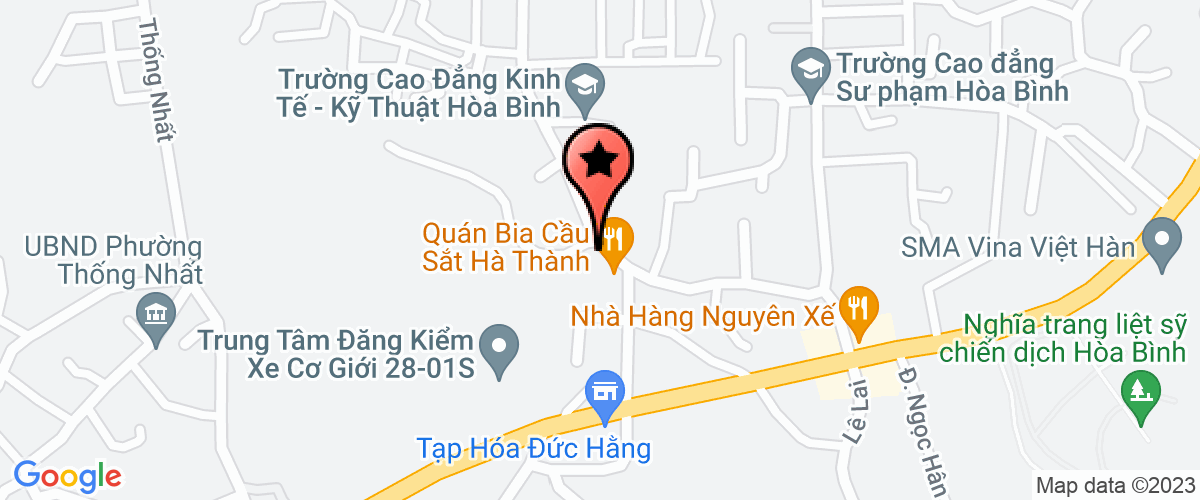 Bản đồ đến địa chỉ Công Ty TNHH Thương Mại Và Dịch Vụ Anh Thư Hòa Bình