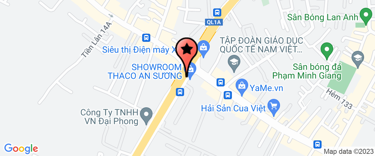 Bản đồ đến địa chỉ Công Ty TNHH Thương Mại Dịch Vụ Vận Tải Bốc Xếp Hoàng Minh