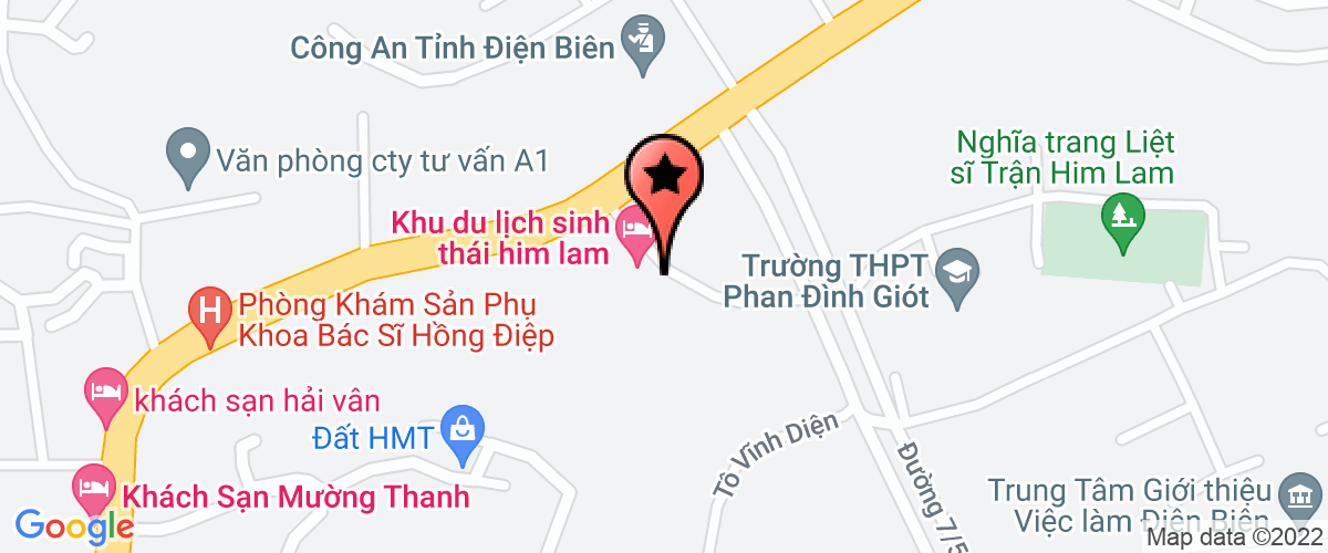 Bản đồ đến địa chỉ Thành đoàn Thành phố Điện Biên Phủ