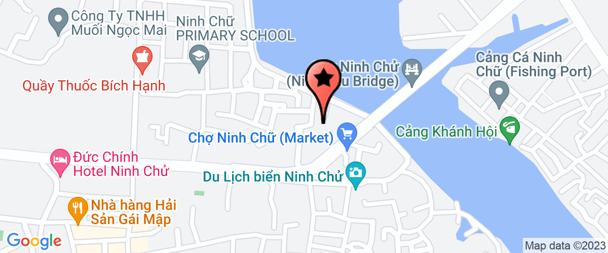 Bản đồ đến địa chỉ Chi Nhánh Ninh Chữ Công Ty Trách Nhiệm Hữu Hạn Sản Xuất - Thương Mại - Dịch Vụ Hải Châu