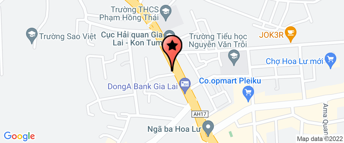 Bản đồ đến địa chỉ Công Ty Trách Nhiệm Hữu Hạn Một Thành Viên Cơ Điện Diên Phú