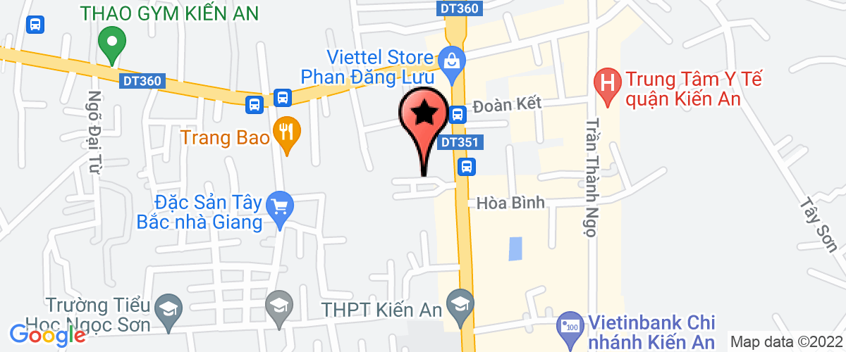 Bản đồ đến địa chỉ Công Ty TNHH Dịch Vụ Thương Mại Bảo Ngọc Hải Phòng
