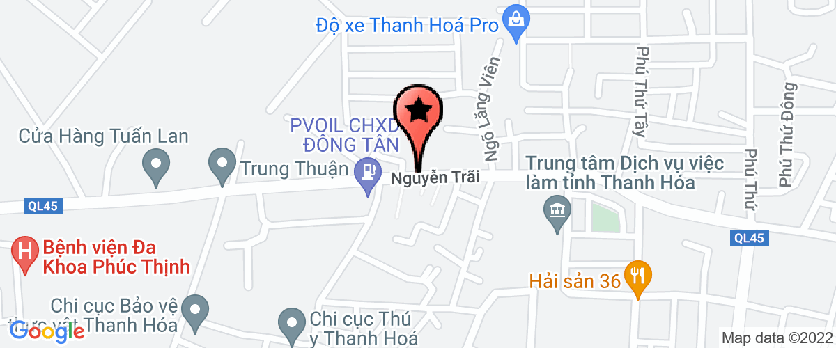 Bản đồ đến địa chỉ Công Ty TNHH Vận Tải Thanh Hóa