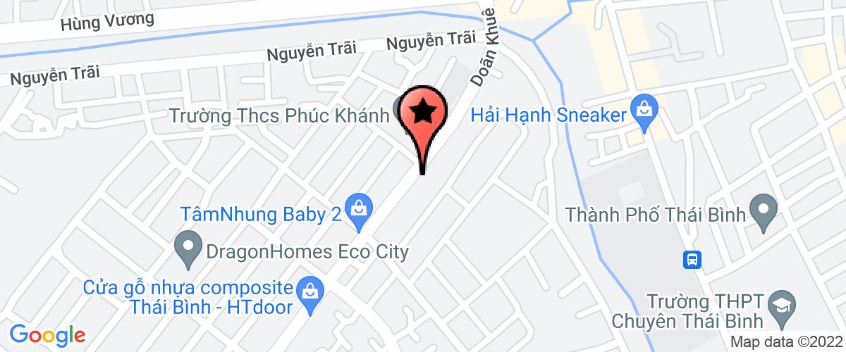 Bản đồ đến địa chỉ Văn Phòng Đại Diện Công Ty TNHH Kiểm Toán Và Tư Vấn Thăng Long - T.D.K Tại Thái Bình