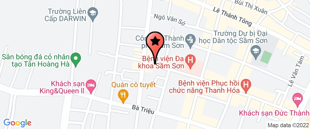 Bản đồ đến địa chỉ Công Ty TNHH Trường Cửu Đông Anh Hà Nội - Chi Nhánh Sầm Sơn