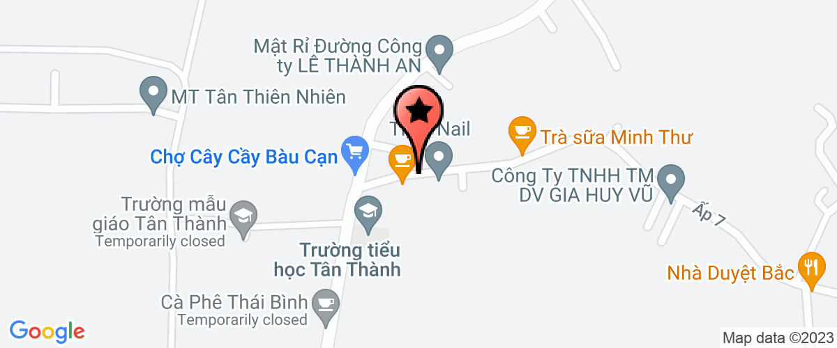 Bản đồ đến địa chỉ Công Ty TNHH Một Thành Viên Cây Xanh Đồng Nai