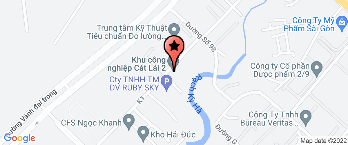 Bản đồ đến địa chỉ Công Ty Cổ Phần Hóa Chất Thành Phố Hồ Chí Minh (NTNN)