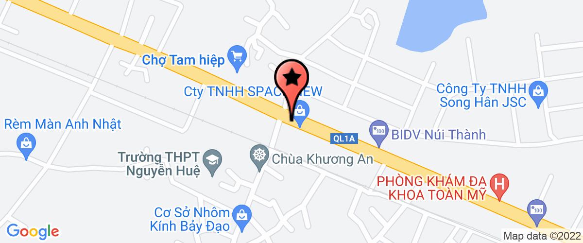 Bản đồ đến địa chỉ Công Ty TNHH Một Thành Viên Vàng Bạc Mỹ Trang Hường