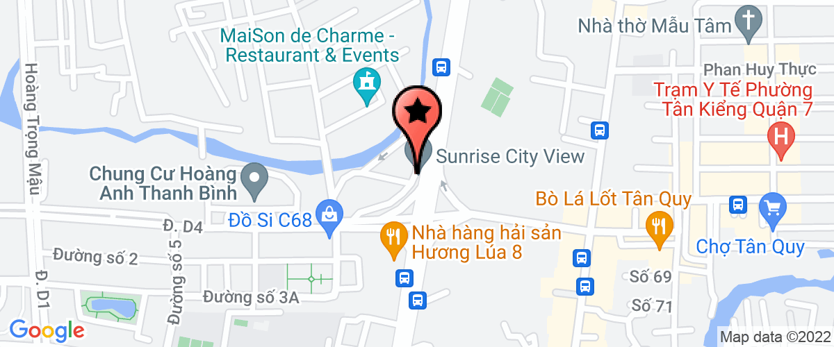 Bản đồ đến địa chỉ Công Ty TNHH Thương Mại Dịch Vụ Viễn Thông Và Du Lịch Sunrise