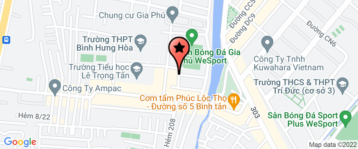Bản đồ đến địa chỉ Công Ty TNHH Xây Dựng Thương Mại Nội Thất Ntc