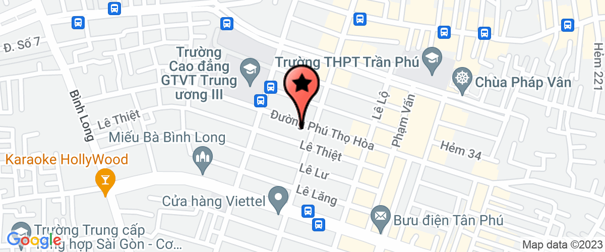 Bản đồ đến địa chỉ Công Ty TNHH Xuất Nhập Khẩu Trần Xuyên