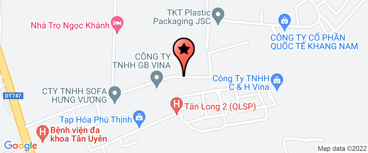 Bản đồ đến địa chỉ Công Ty TNHH Fu Shan Xing