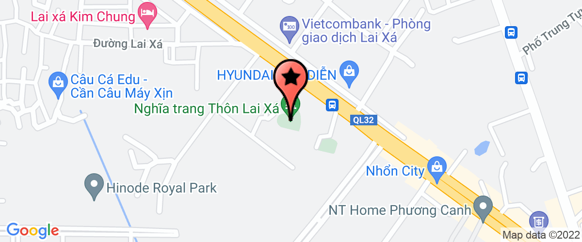 Bản đồ đến địa chỉ Công Ty TNHH Xây Dựng Và Thương Mại Tvt Hà Nội