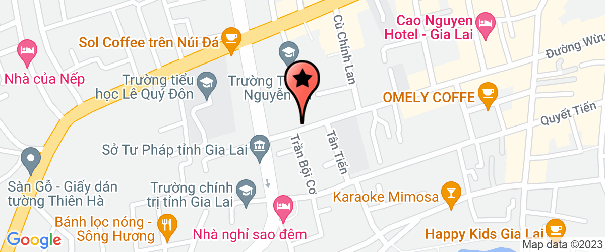 Bản đồ đến địa chỉ Công Ty TNHH Một Thành Viên Vân Đồn - Gia Lai