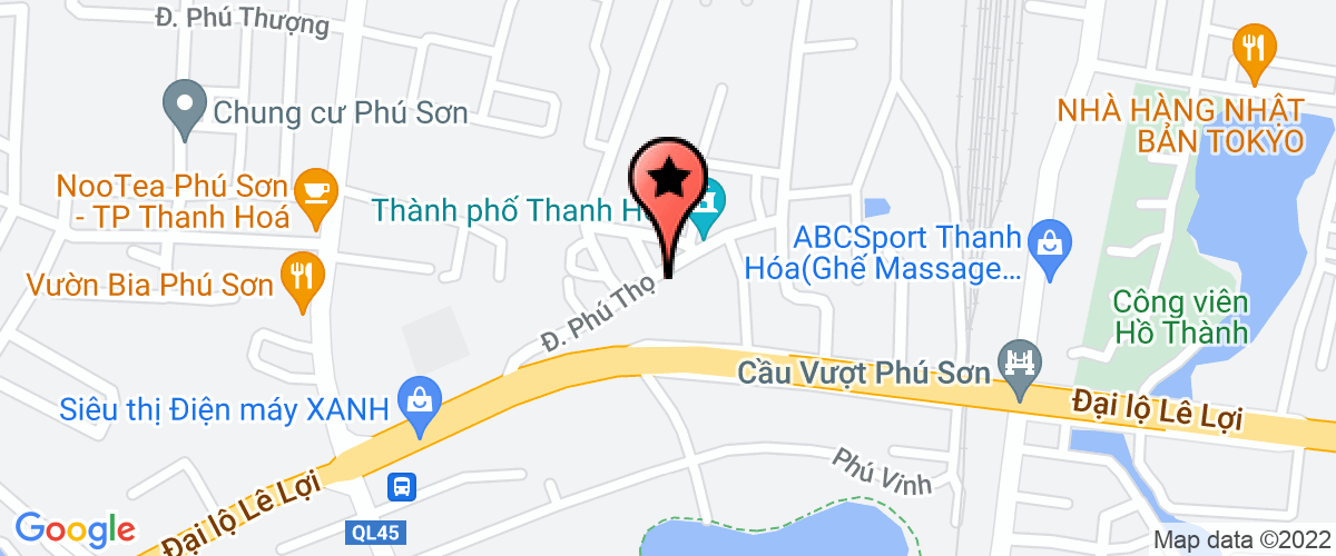 Bản đồ đến địa chỉ Công Ty TNHH TM DV & XNK Thiết Bị Công Nghiệp Thanh Hóa