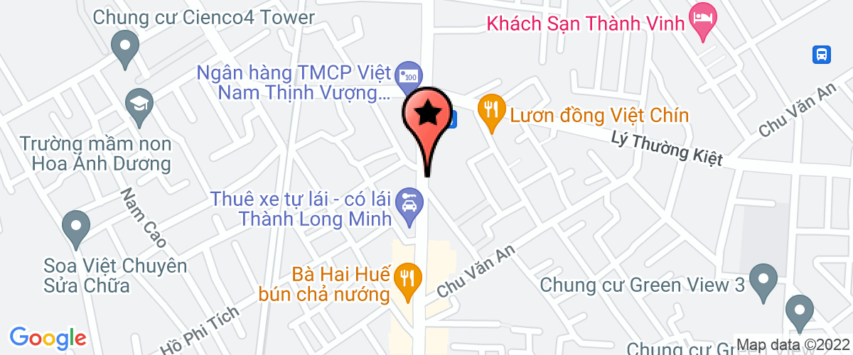 Bản đồ đến địa chỉ Công Ty TNHH Thương Mại - Dịch Vụ Và Xây Dựng Thành Vinh