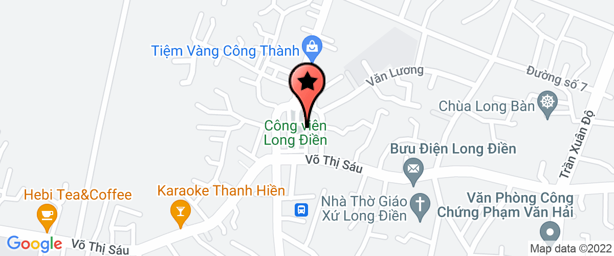 Bản đồ đến địa chỉ Trung Tâm Dân Số - Kế Hoạch Hóa Gia Đình Huyện Long Điền