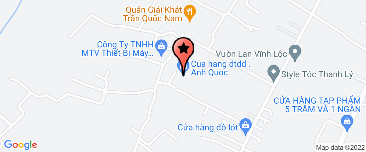 Bản đồ đến địa chỉ Công Ty Trách Nhiệm Hữu Hạn Một Thành Viên Phế Liệu Hồng Phúc