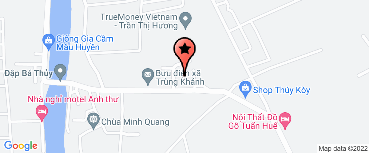 Bản đồ đến địa chỉ UBNSD xã Trùng Khánh