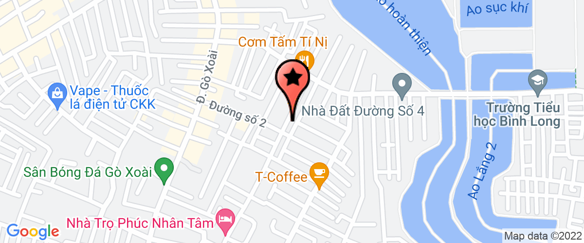 Bản đồ đến địa chỉ Công Ty TNHH Tư Vấn Thiết Kế Kiến Trúc Hb