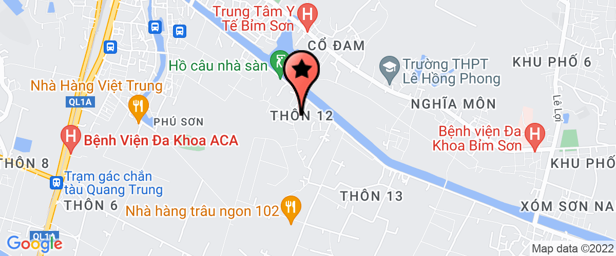 Bản đồ đến địa chỉ Công Ty TNHH Dịch Vụ Thương Mại Hưng Dung